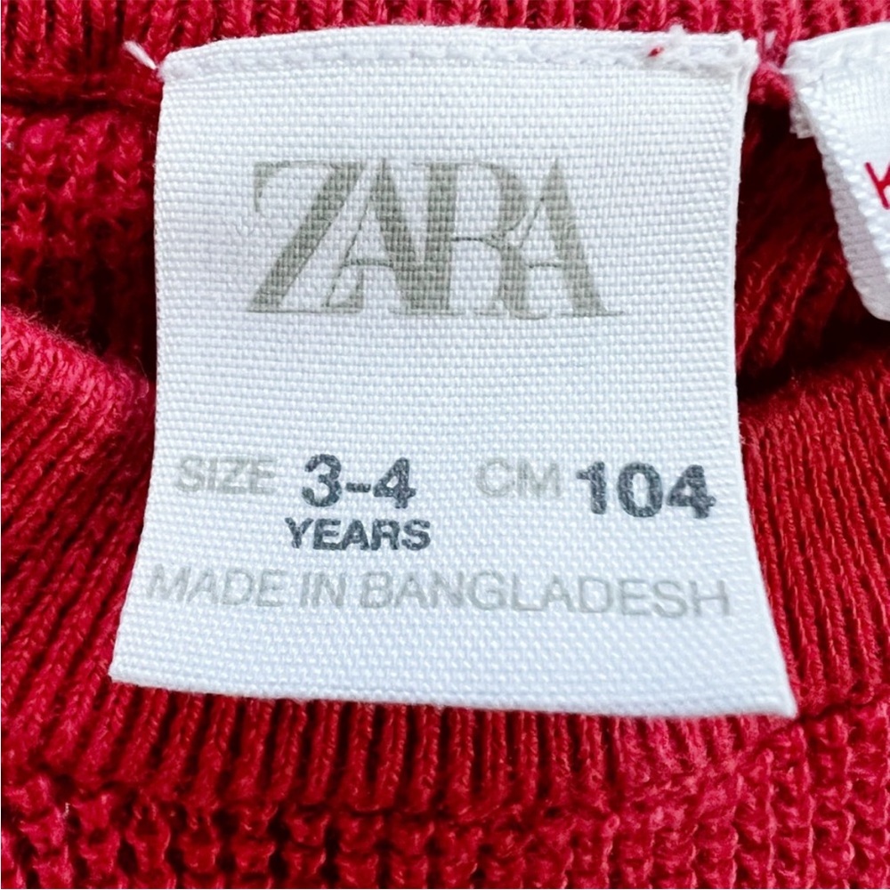 Zara Kids Red Sweater - Picture 5 of 6